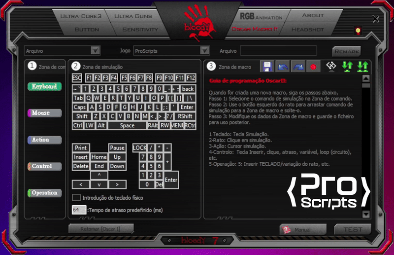 Selecione os arquivos de armas