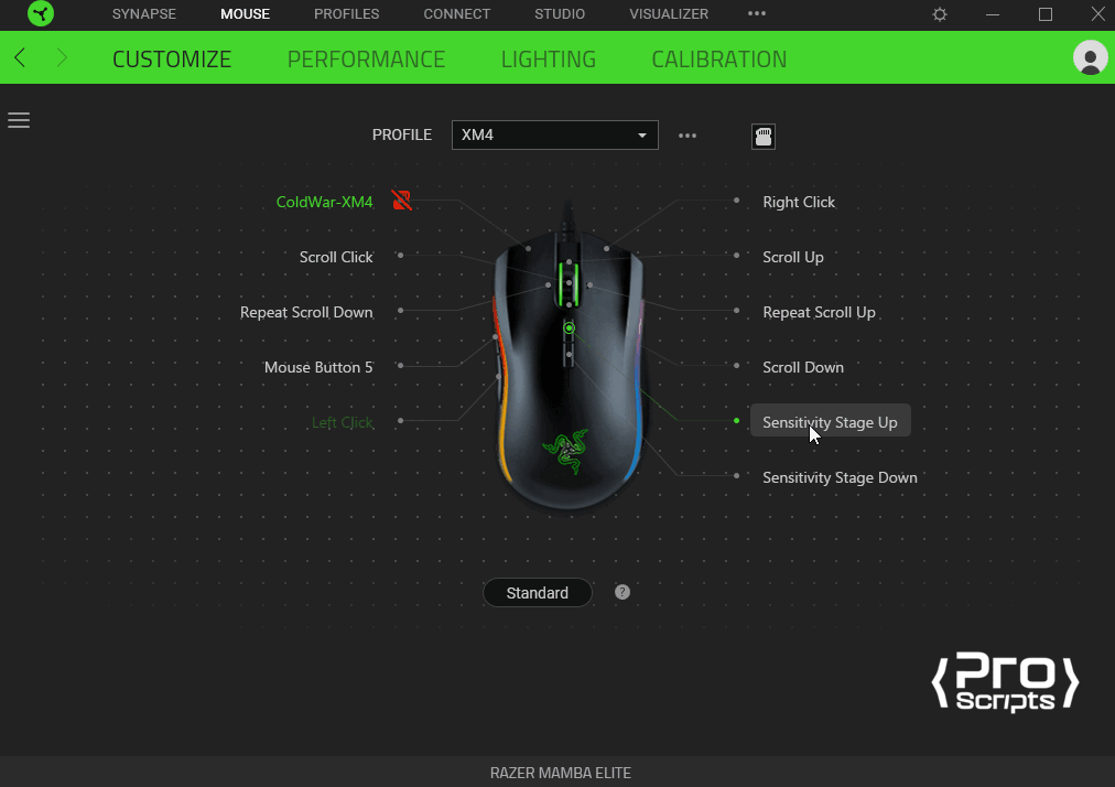 Alternando entre armas com facilidade